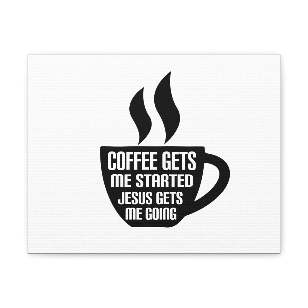 Scripture Walls Coffee Cup Gets Me Started Hebrews 12:2 Christian Wall Art
